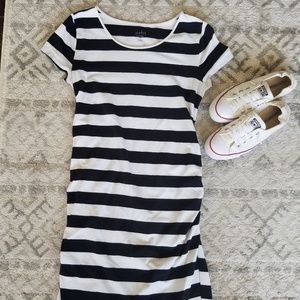 Black & white fitted Isabel Maternity dress Large